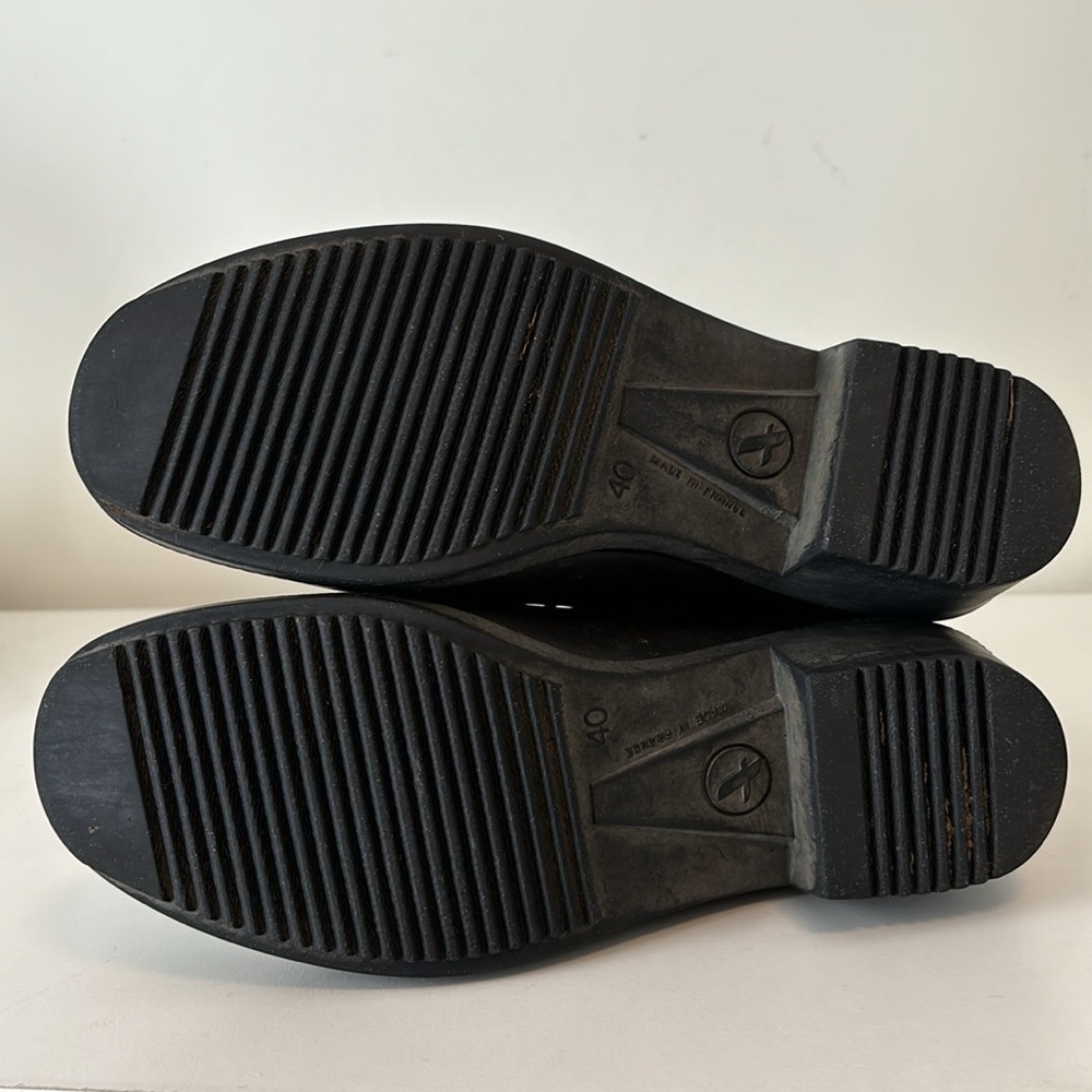 Aigle Miss Juliette Bottillon lace up rain boots in black size 40 - Picture 5 of 11